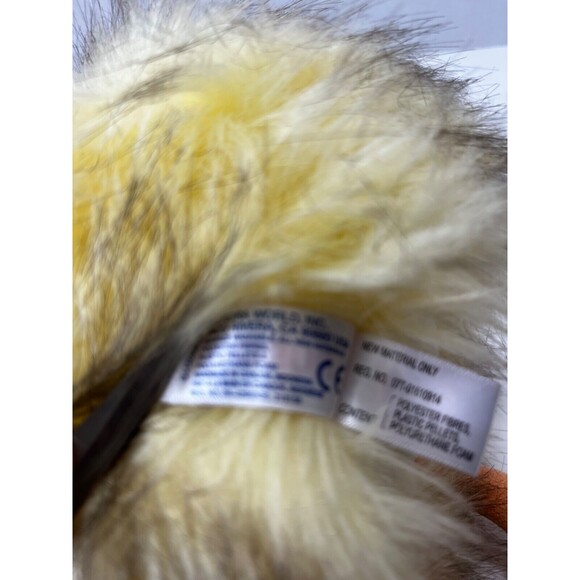 Aurora Fluffy Yellow Duck Rare 8” Plush Duckling Easter Chick Soft Furry Fluffy - Picture 9 of 9